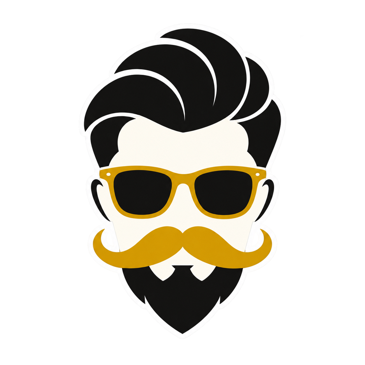 Luxe Barber Shop Logo